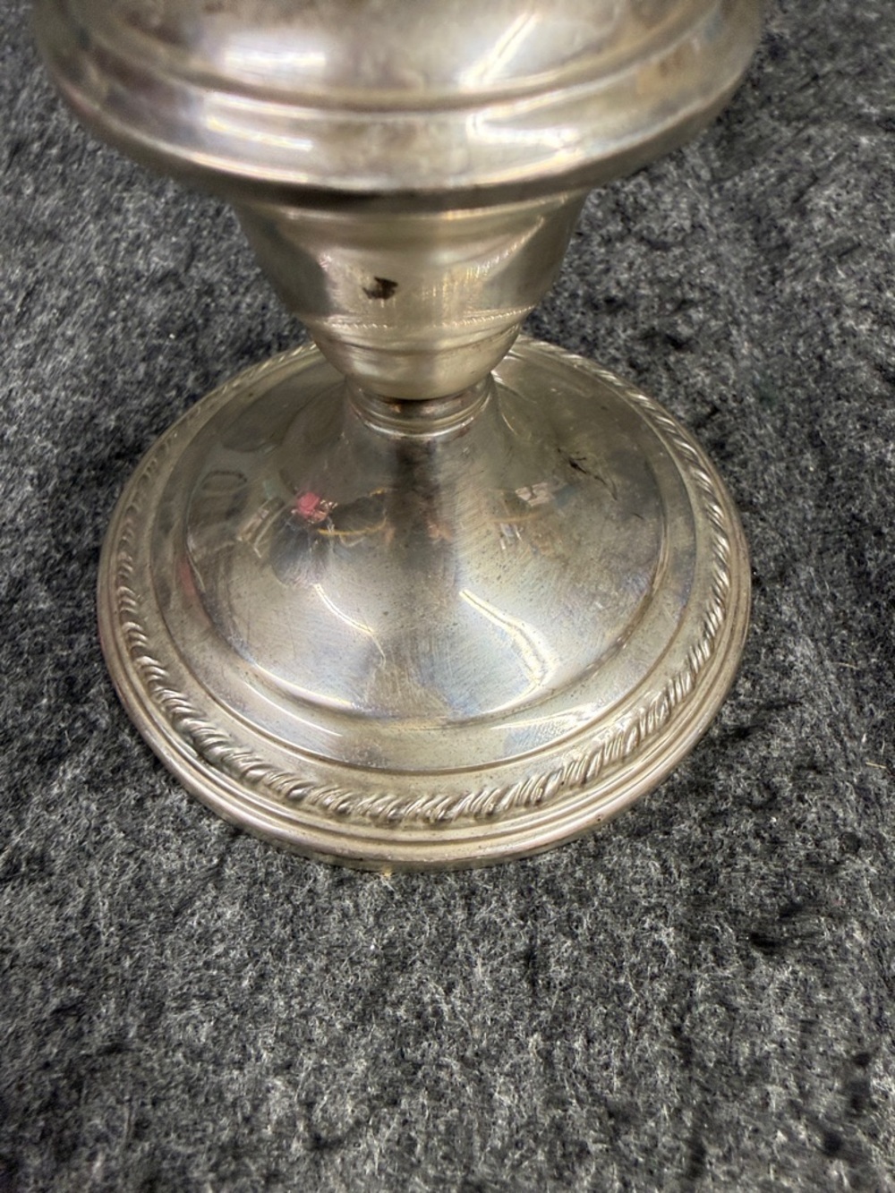 La Pierre Sterling Vintage Pair of Silver Decorative Candle Holders - Picture 9 of 15